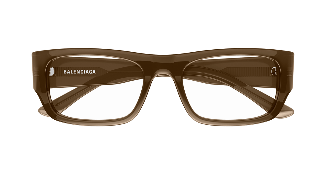 Gafas graduadas balenciaga bb0370o 004 marron rectangular / squared masculino talla 54mm - Vista de detalle