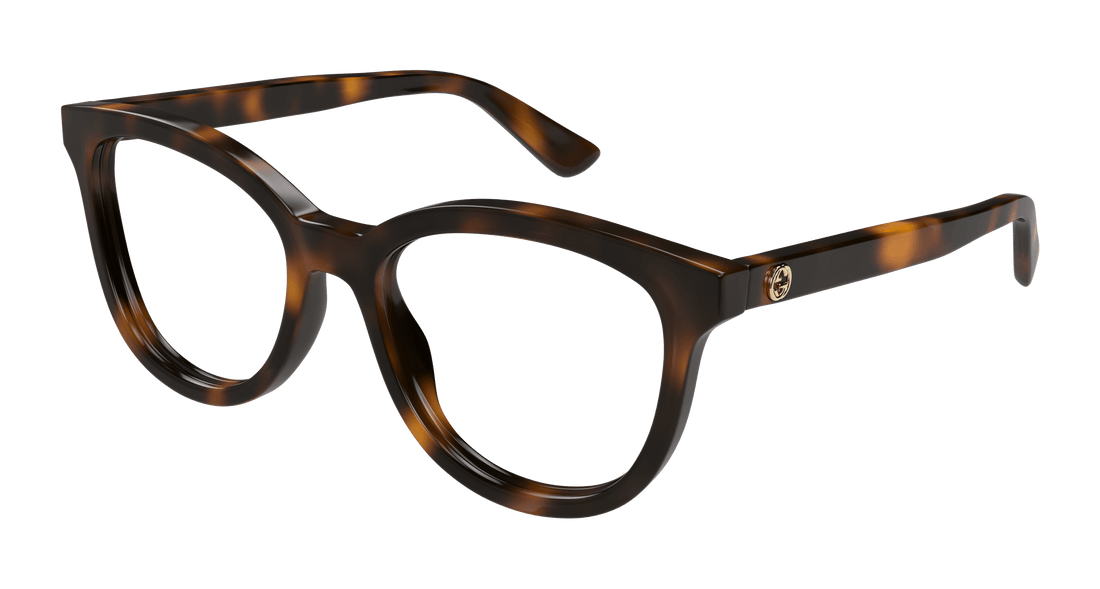 Brillen gucci gg1687o 002 havana cat eye femenino größe 52mm - Hauptansicht