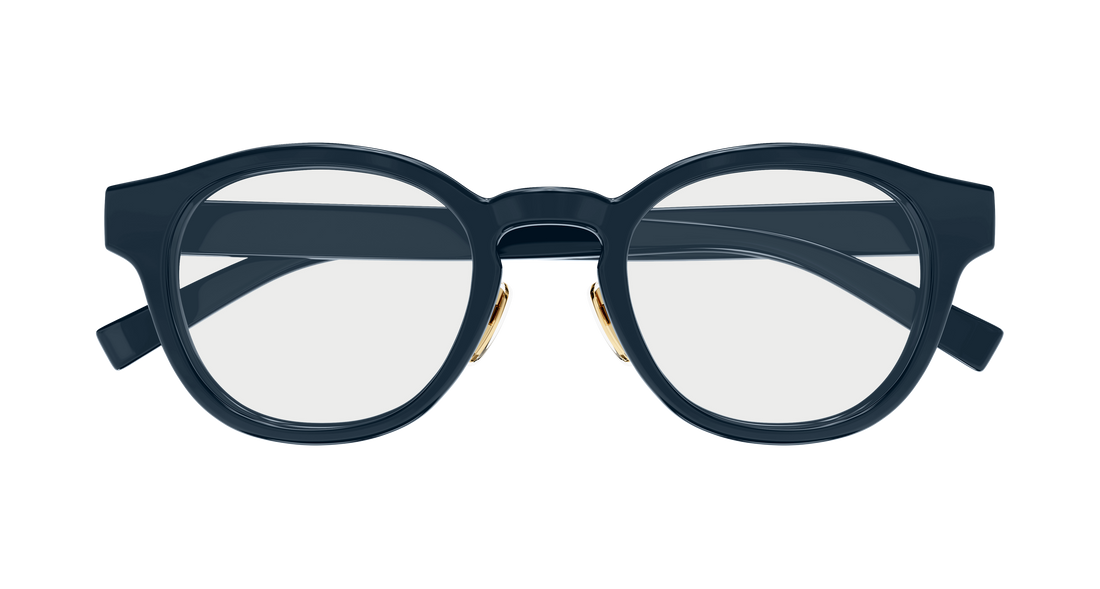 Occhiali da vista gucci gg1988ok 004 azul round/oval/panthos masculino taglia 49mm - Vista dettagliata