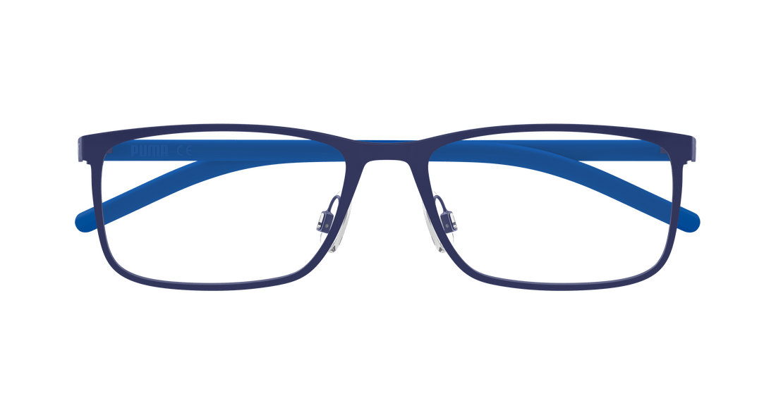 Brillen puma pu0490o 004 azul square masculino größe 58mm - Detailansicht