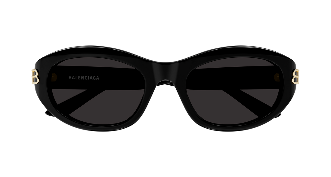 Sunglasses balenciaga bb0434sk 001 negro round/oval/panthos femenino size 55mm - Detailed view