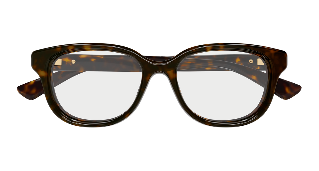 Brillen gucci gg1978o 002 havana rectangular / squared femenino größe 52mm - Detailansicht