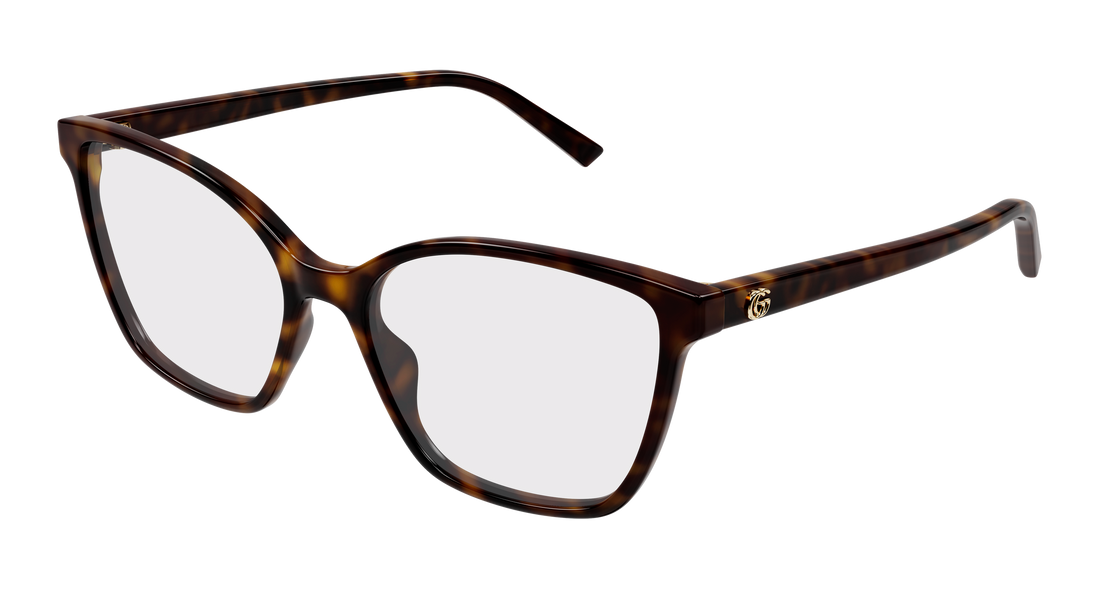 Brillen gucci gg1995o 002 havana cat eye femenino größe 54mm - Hauptansicht