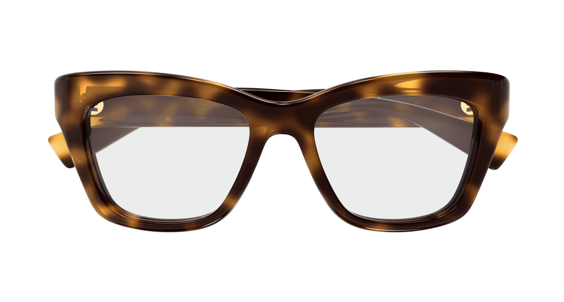Óculos graduados gucci gg1810o 003 havana cat eye femenino tamanho 51mm - Vista de detalhe