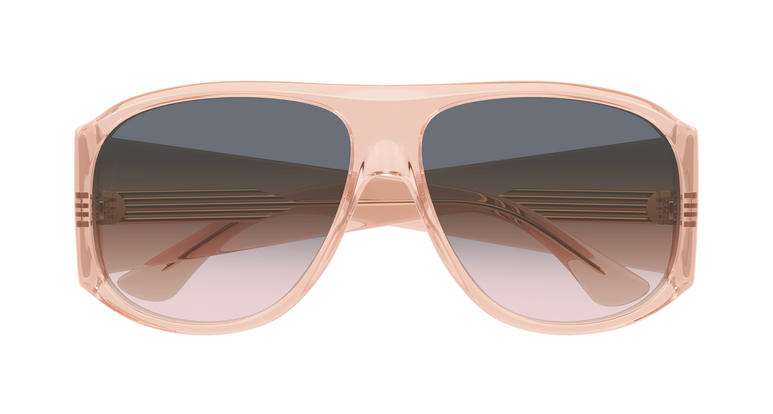 Occhiali da sole chloé ch0347s 006 naranja pilot/navigator femenino taglia 60mm - Vista dettagliata