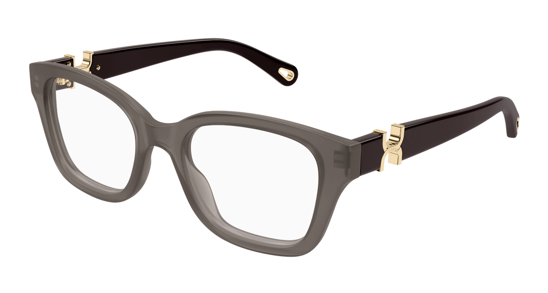 Brillen chloé ch0305o 007 gris square femenino größe 51mm - Hauptansicht