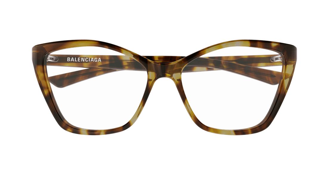 Brillen balenciaga bb0405o 003 havana butterfly femenino größe 57mm - Detailansicht