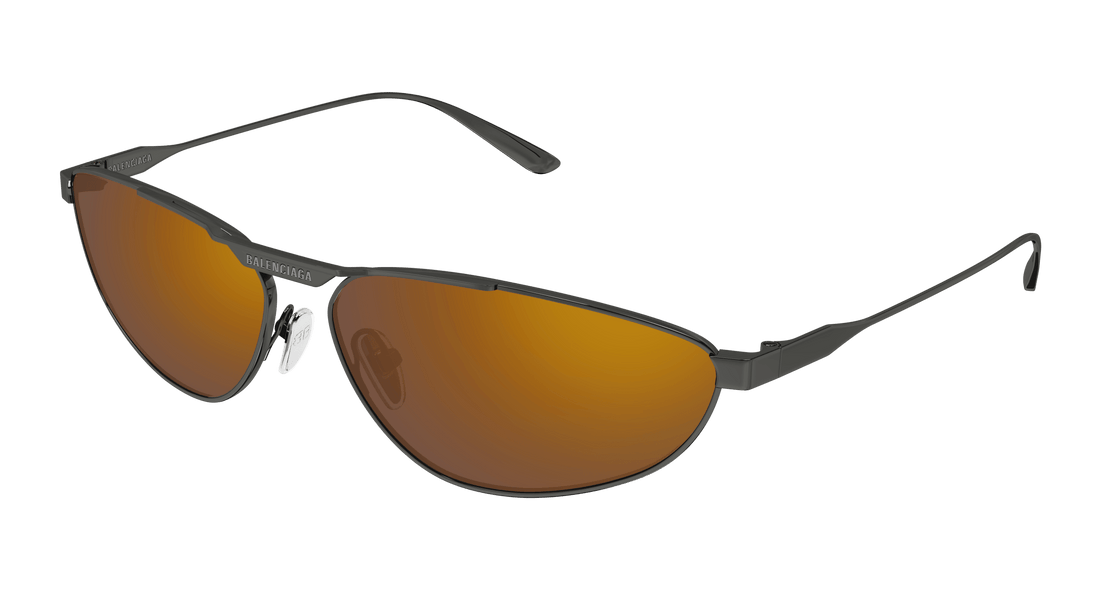 Solglasögon balenciaga bb0417s 003 rutenio pilot unisex storlek 66mm - Huvudvy