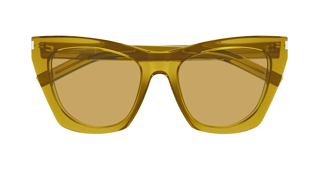 Gafas de sol saint laurent sl 214 kate 037 verde cat eye femenino talla 55mm - Vista de detalle