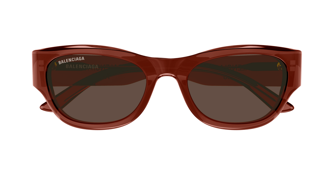 Occhiali da sole balenciaga bb0389sk 004 marron square femenino taglia 55mm - Vista dettagliata