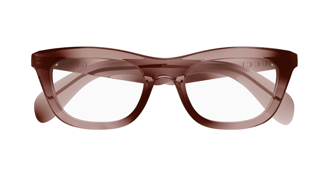 Occhiali da vista gucci gg1932o 002 havana cat eye femenino taglia 51mm - Vista dettagliata