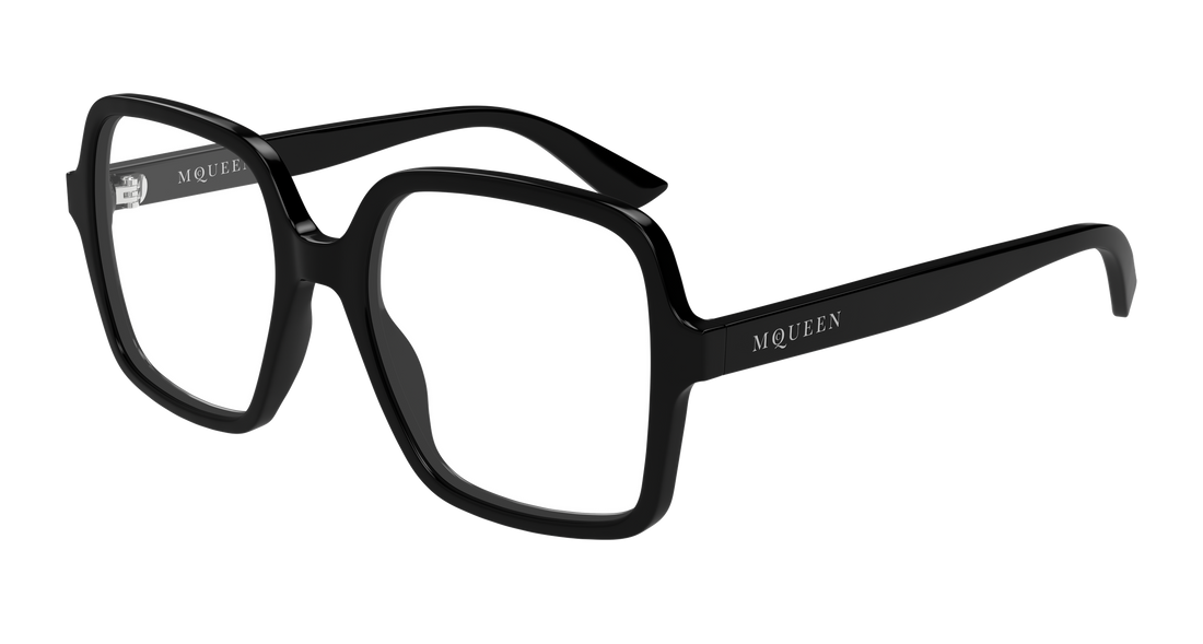 Occhiali da vista alexander mcqueen am0538o 001 negro rectangular / squared femenino taglia 52mm - Vista principale