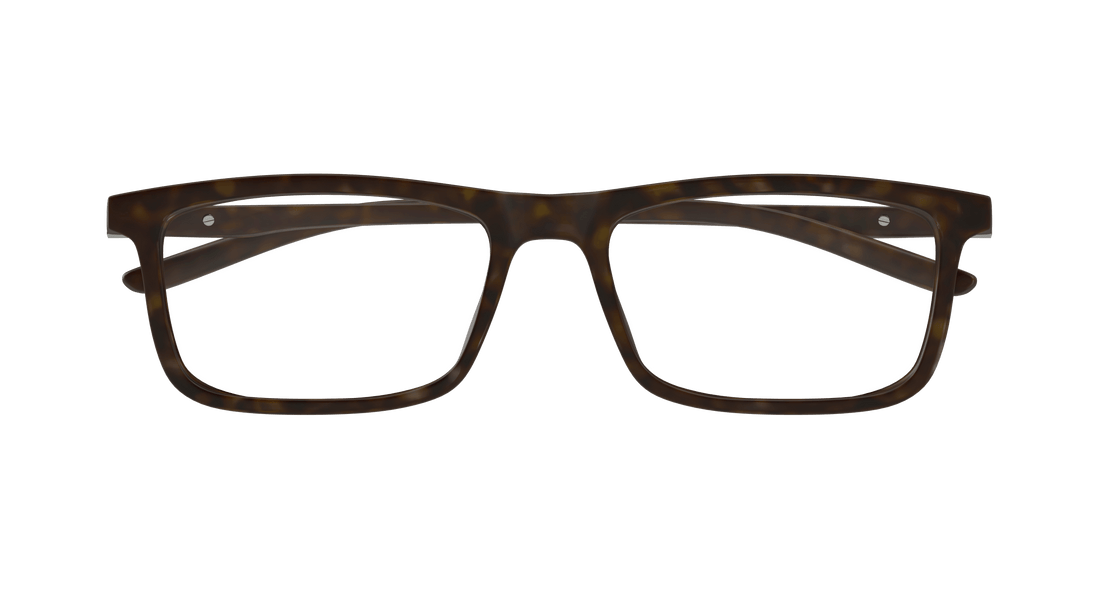 Occhiali da vista puma pu0491o 005 havana square masculino taglia 56mm - Vista dettagliata