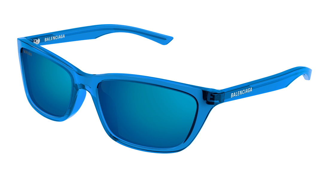 Occhiali da sole balenciaga bb0403sk 004 azul square unisex taglia 58mm - Vista principale