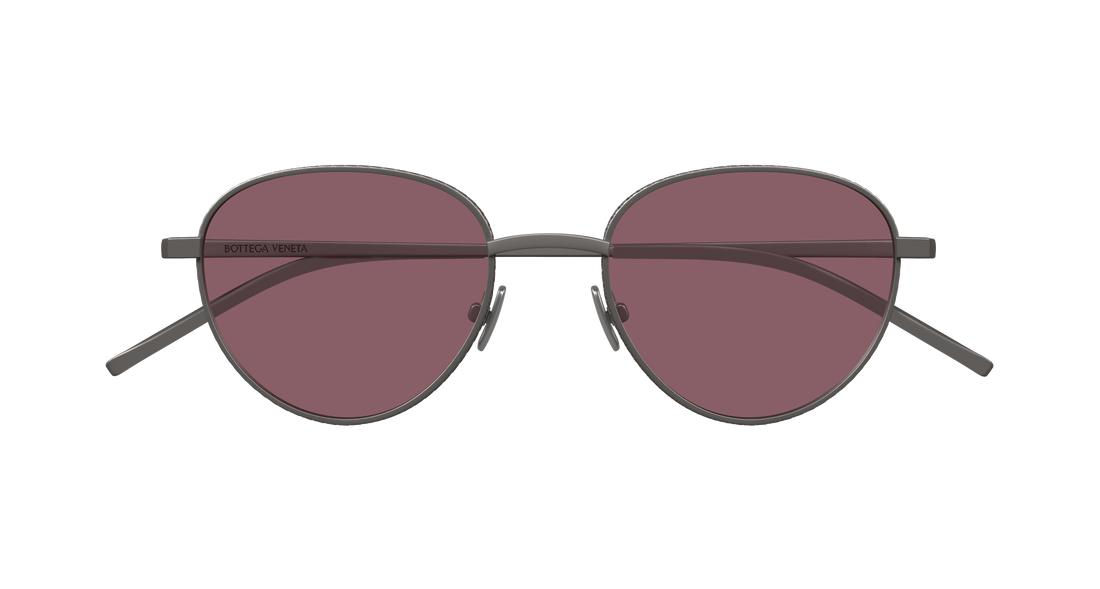 Sonnenbrillen bottega veneta bv1966s 003 plateado round/oval/panthos masculino größe 50mm - Detailansicht