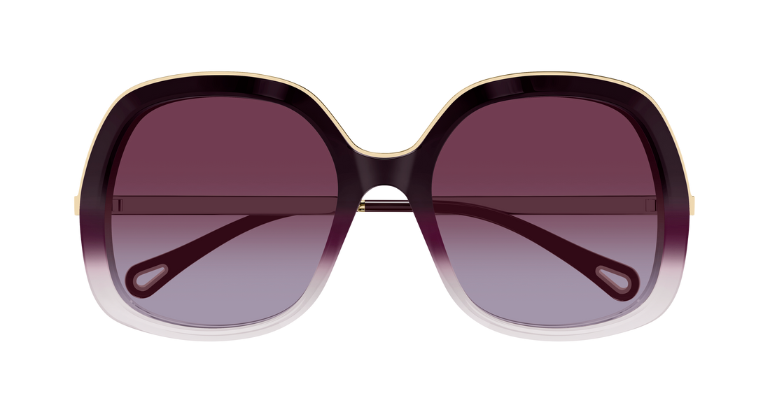 Occhiali da sole chloé ch0327s 007 burdeos rectangular / squared femenino taglia 56mm - Vista dettagliata