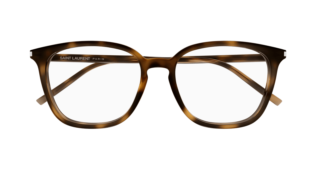 Prescription glasses saint laurent sl 783/f 003 havana round femenino size 54mm - Detailed view