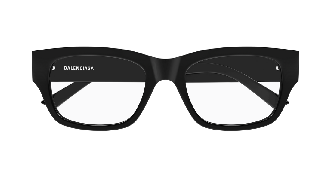 Brillen balenciaga bb0450o 001 negro rectangular / squared masculino maat 54mm - Detailaanzicht