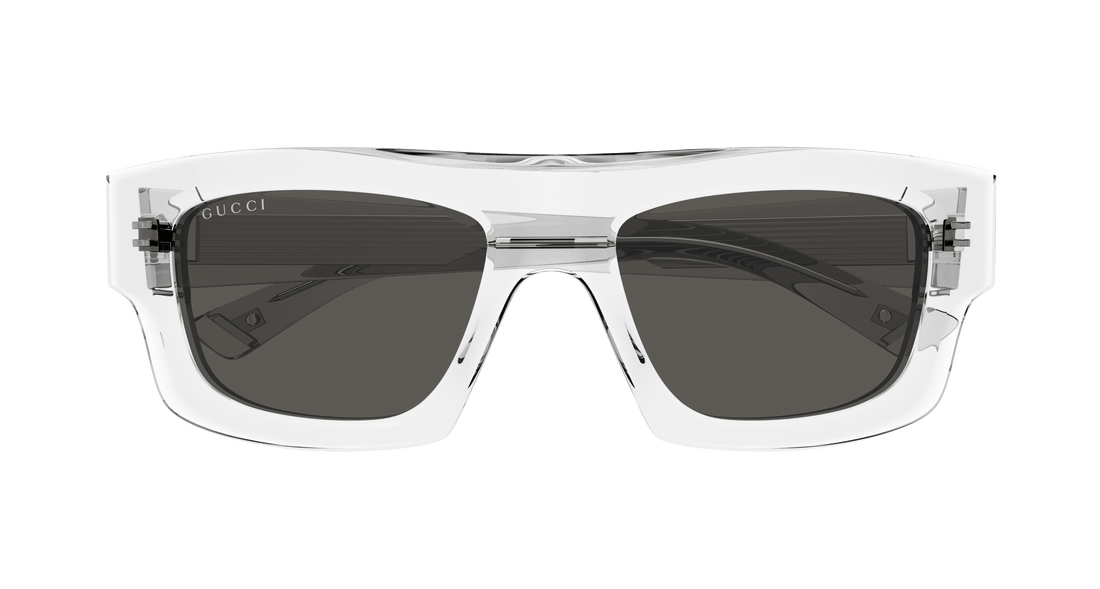 Occhiali da sole gucci gg1926s 008 transparente square masculino taglia 53mm - Vista dettagliata
