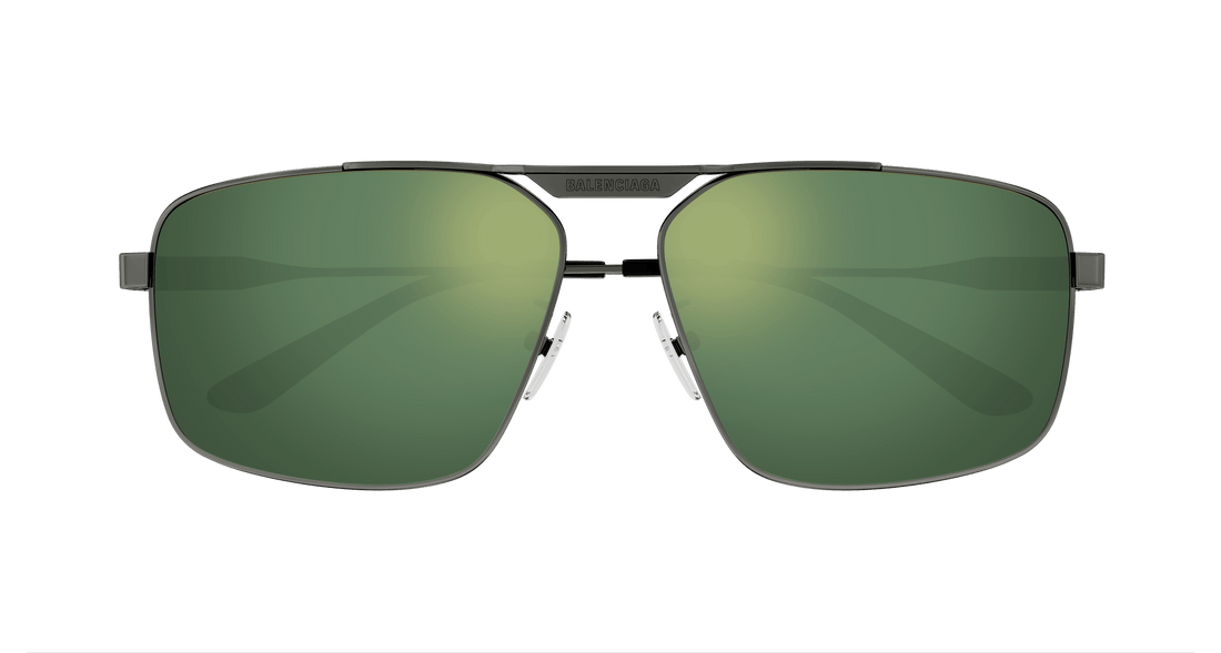Occhiali da sole balenciaga bb0418sk 003 rutenio pilot masculino taglia 62mm - Vista dettagliata