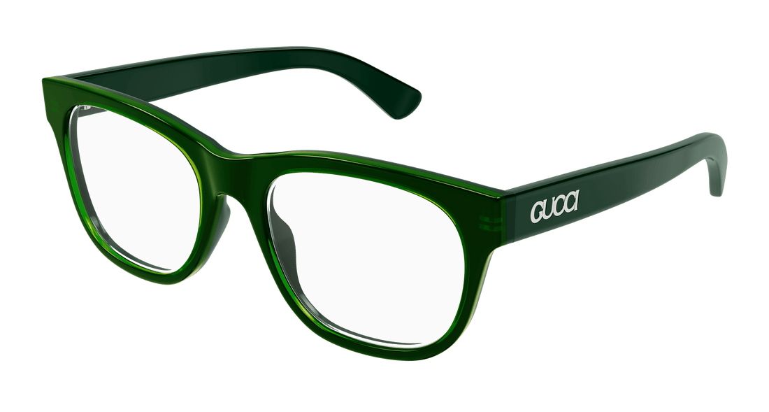 Brillen gucci gg1796o 008 verde square masculino maat 55mm - Hoofdaanzicht