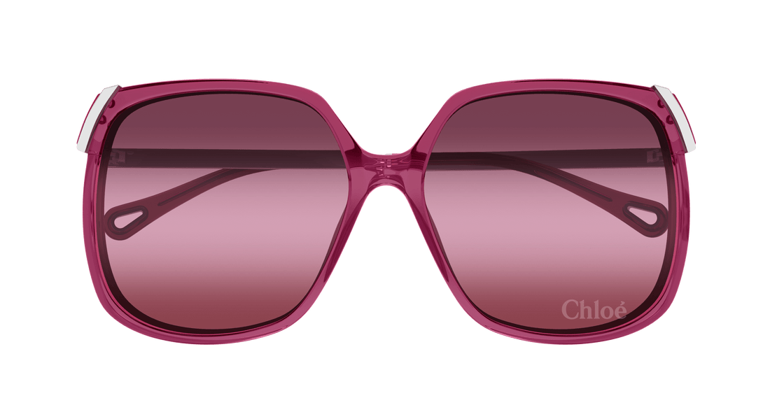 Occhiali da sole chloé ch0286s 003 burdeos square femenino taglia 60mm - Vista dettagliata