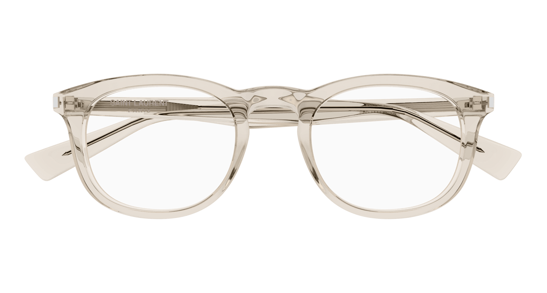 Gafas graduadas saint laurent sl 813 004 beige square unisex talla 50mm - Vista de detalle