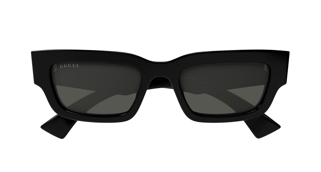 Occhiali da sole gucci gg1838s 001 negro square masculino taglia 52mm - Vista dettagliata