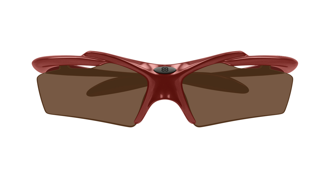 Occhiali da sole balenciaga bb0420s 003 rojo geometric unisex taglia 74mm - Vista dettagliata