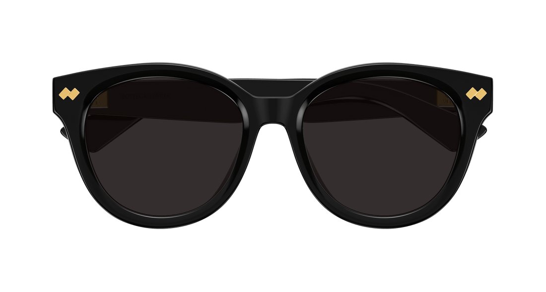 Lunettes de soleil bottega veneta bv1352sk 001 negro round femenino taille 55mm - Vue détaillée