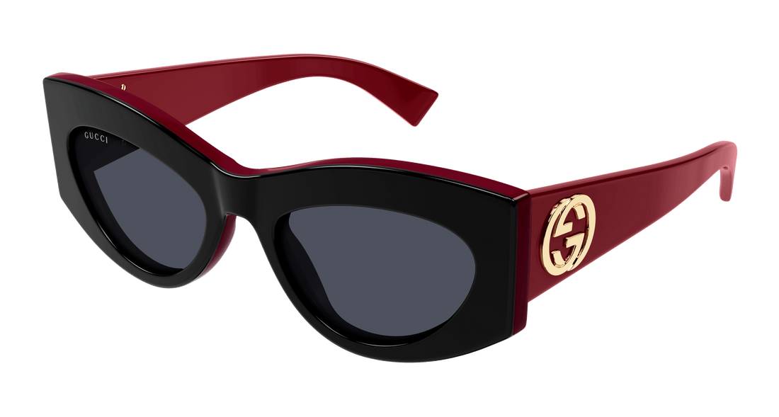 Occhiali da sole gucci gg1843s 006 negro cat eye femenino taglia 53mm - Vista principale