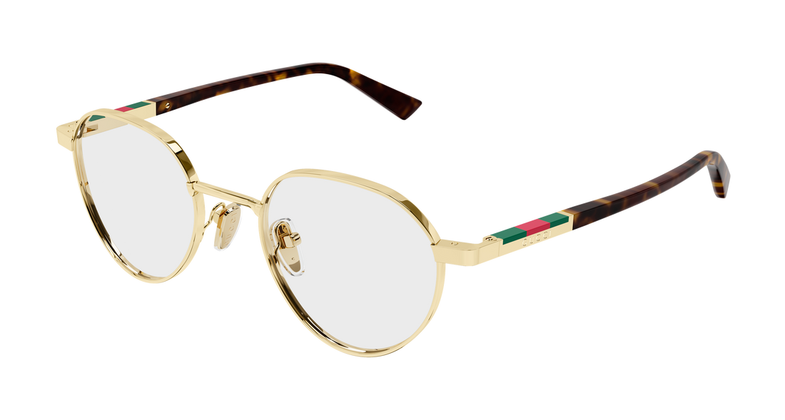 Brillen gucci gg1963o 002 dorado round/oval/panthos masculino größe 49mm - Hauptansicht