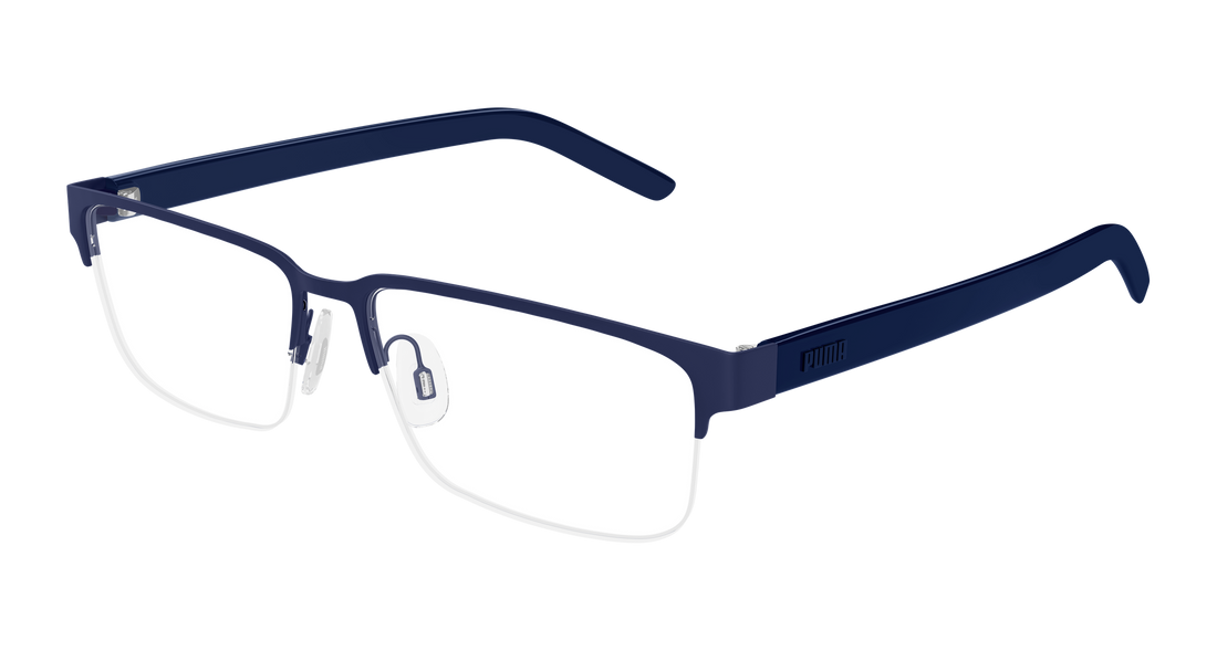 Gafas graduadas puma pu0519o 003 azul rectangular / squared masculino talla 58mm - Vista principal