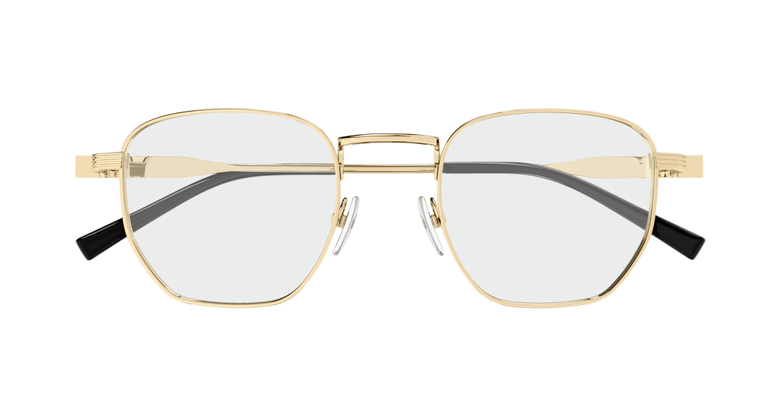 Occhiali da vista gucci gg1878o 001 dorado square masculino taglia 49mm - Vista dettagliata