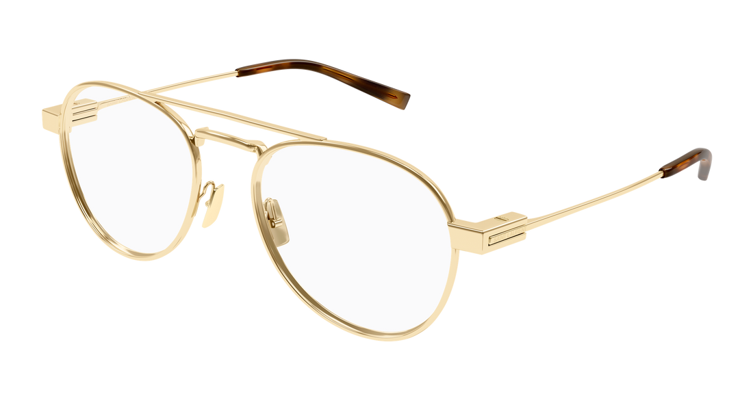 Occhiali da vista saint laurent sl 708 opt 003 dorado round unisex taglia 54mm - Vista principale