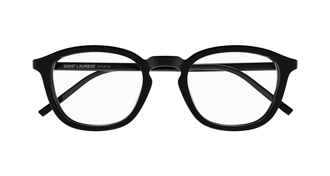 Occhiali da vista saint laurent sl 793/j 001 negro round unisex taglia 49mm - Vista dettagliata