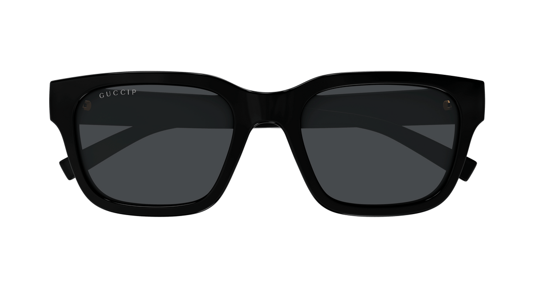 Occhiali da sole gucci gg1857s 005 negro square masculino taglia 55mm - Vista dettagliata