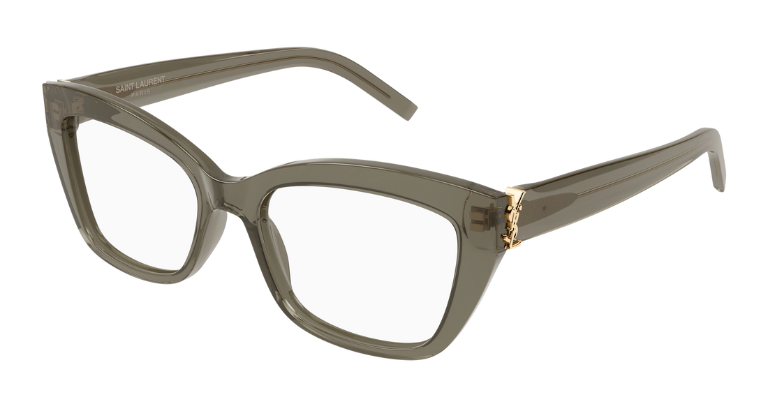 Gafas graduadas saint laurent sl m117 008 marron cat eye femenino talla 53mm - Vista principal