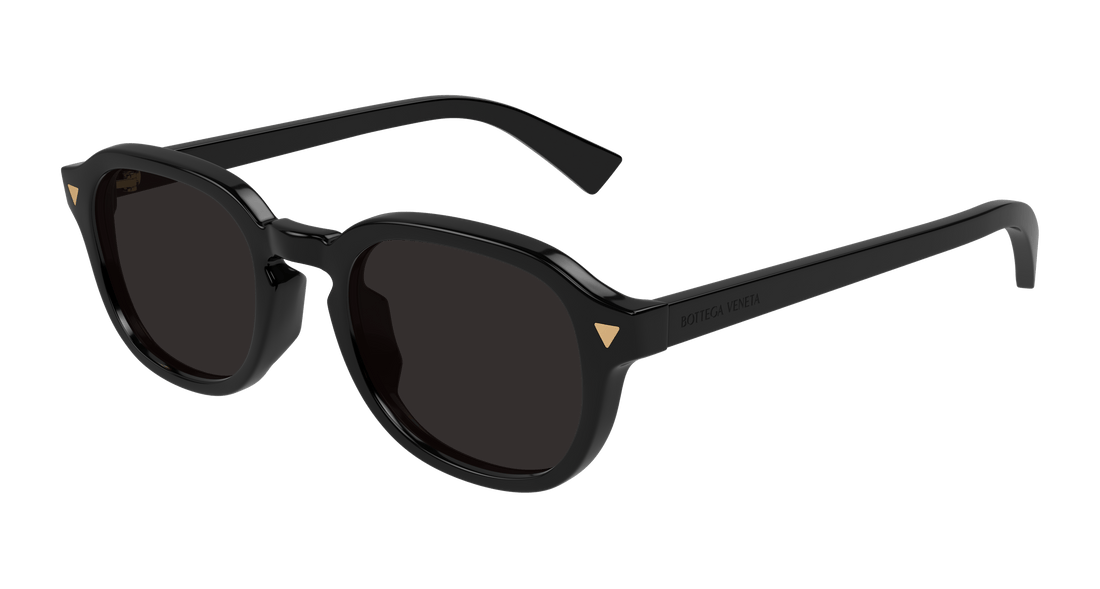 Lunettes de soleil bottega veneta bv1364s 001 negro round masculino taille 49mm - Vue principale