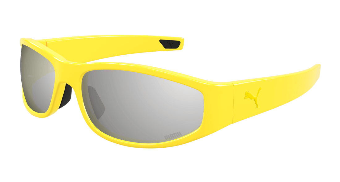 Gafas de sol puma pu0483s 004 amarillo round masculino talla 65mm - Vista principal