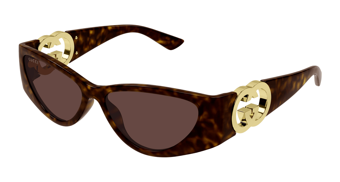 Sonnenbrillen gucci gg1824s 002 havana cat eye femenino größe 55mm - Hauptansicht