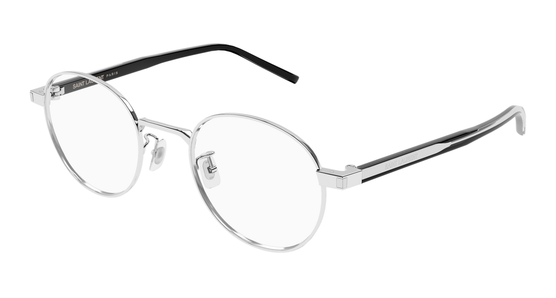 Gafas graduadas saint laurent sl 848/j 002 plateado round/oval/panthos unisex talla 49mm - Vista principal