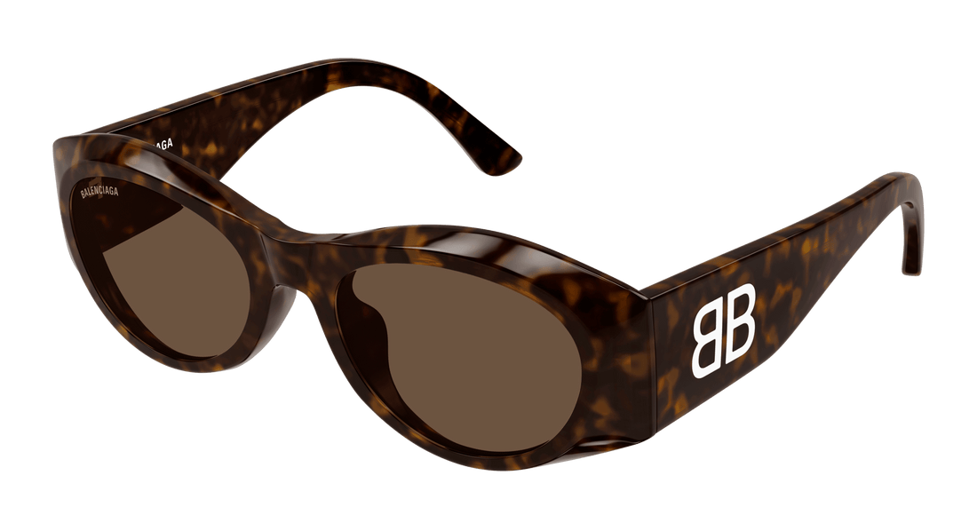 Occhiali da sole balenciaga bb0396sk 002 havana round femenino taglia 55mm - Vista principale
