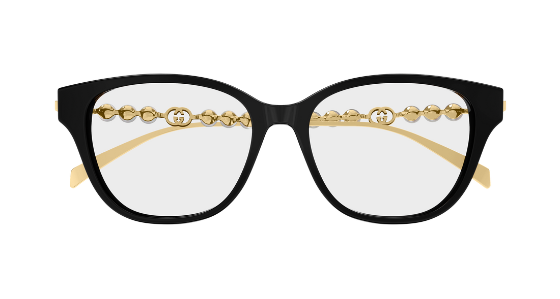 Brillen gucci gg1972oa 001 negro round/oval/panthos femenino größe 54mm - Detailansicht