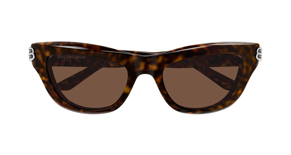 Occhiali da sole balenciaga bb0430s 002 havana cat eye femenino taglia 54mm - Vista dettagliata