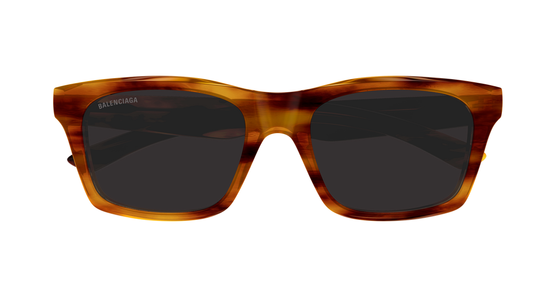Occhiali da sole balenciaga bb0423s 003 marron rectangular / squared masculino taglia 56mm - Vista dettagliata