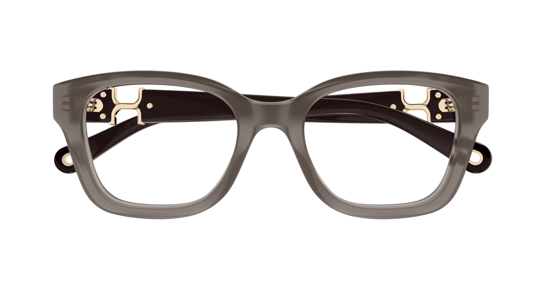 Brillen chloé ch0305o 007 gris square femenino größe 51mm - Detailansicht