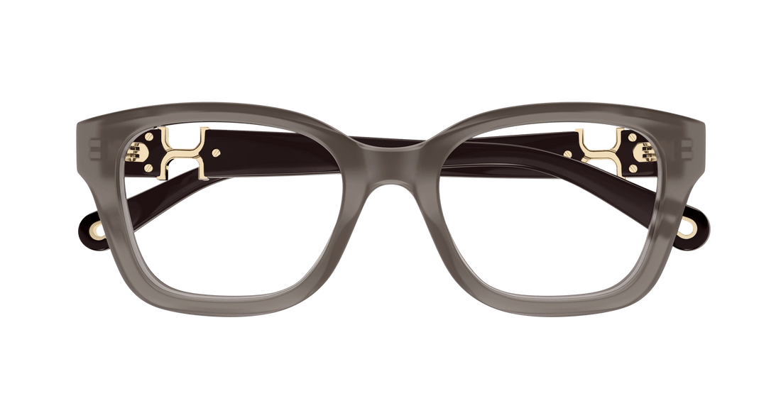 Dioptrijske naočale chloé ch0305o 007 gris square femenino veličina 51mm - Detaljni prikaz
