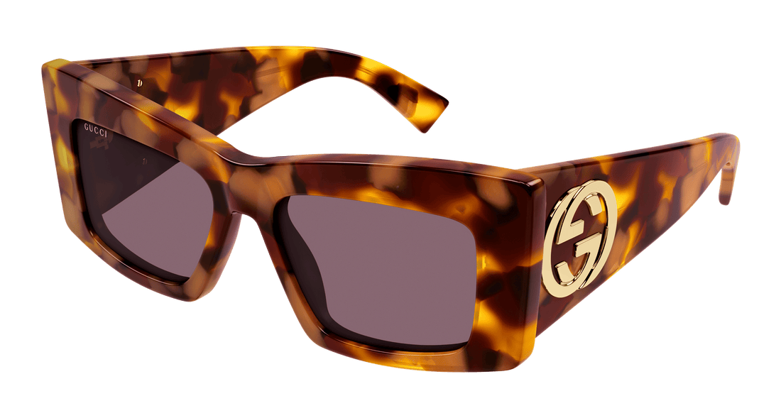 Occhiali da sole gucci gg1842s 003 havana butterfly femenino taglia 53mm - Vista principale