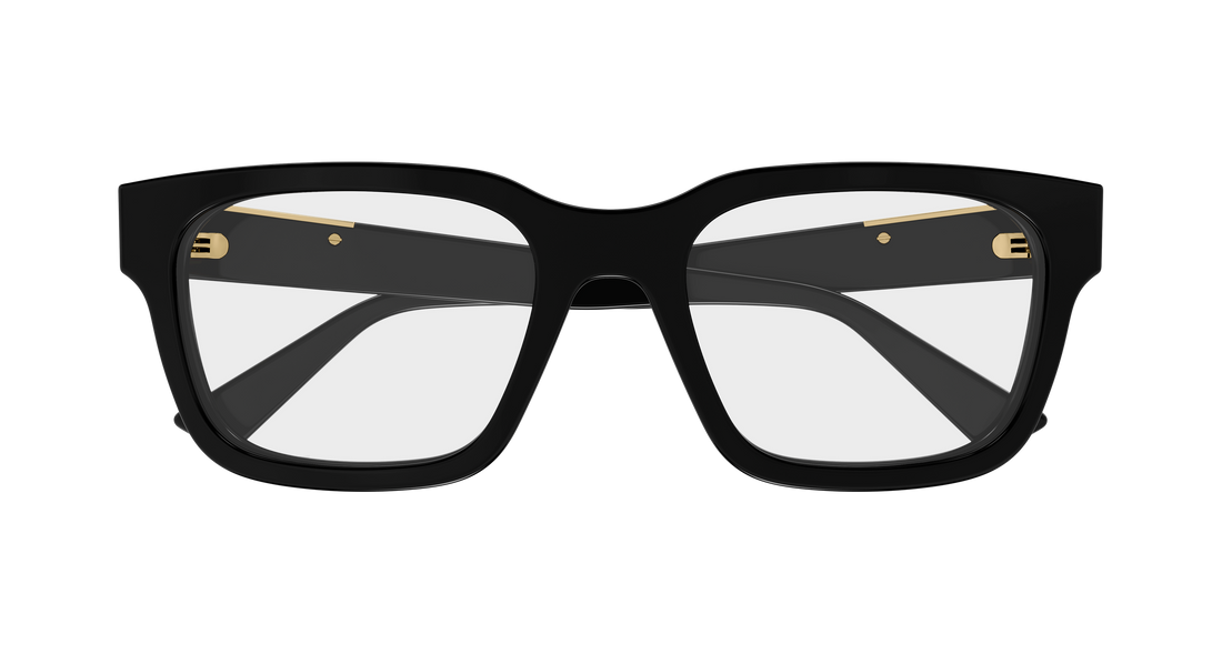 Occhiali da vista gucci gg1961o 001 negro rectangular / squared masculino taglia 55mm - Vista dettagliata